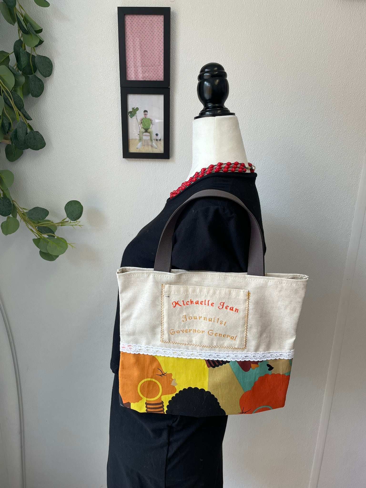 Michaëlle Jean Tribute Tote – Handmade & Upcycled