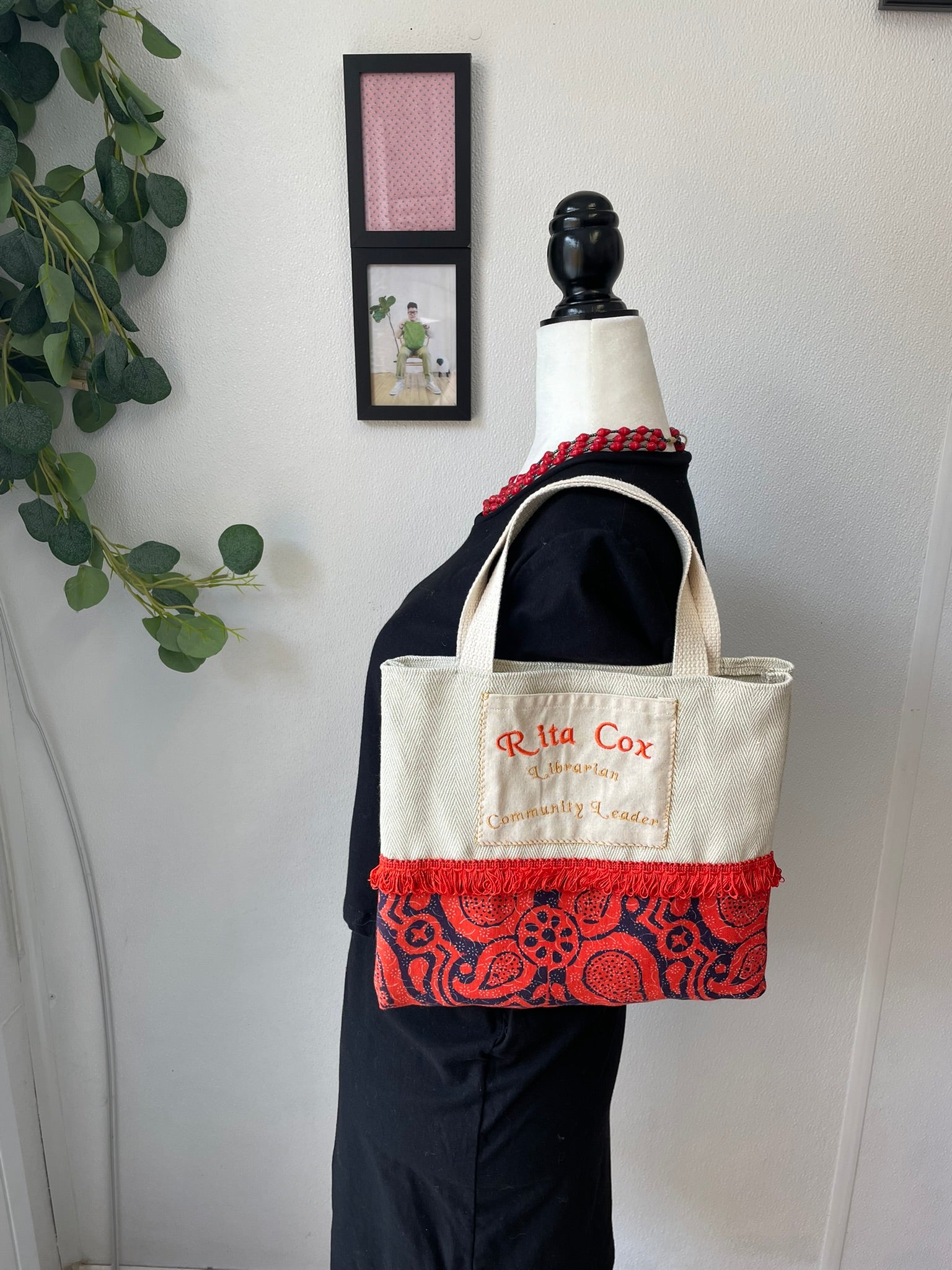 Rita Cox Tribute Tote – Handcrafted & Upcycled