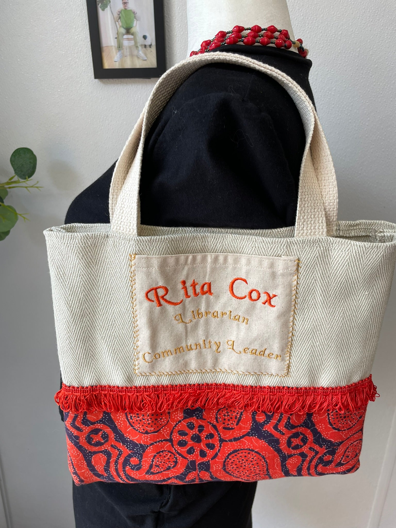 Rita Cox Tribute Tote – Handcrafted & Upcycled