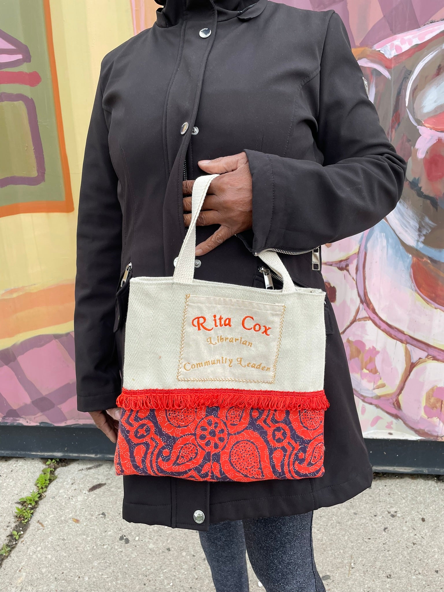 Rita Cox Tribute Tote – Handcrafted & Upcycled