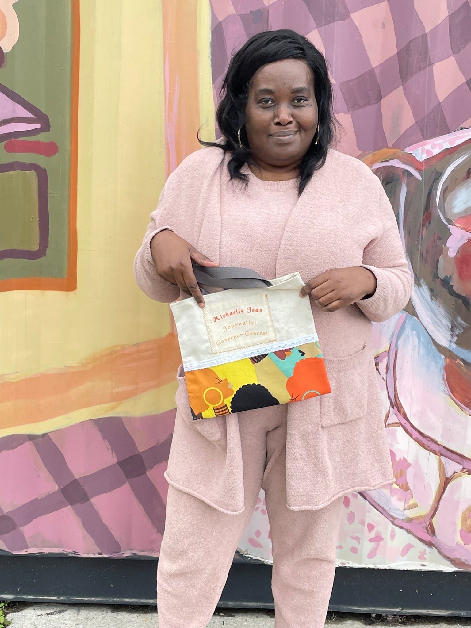 Michaëlle Jean Tribute Tote – Handmade & Upcycled