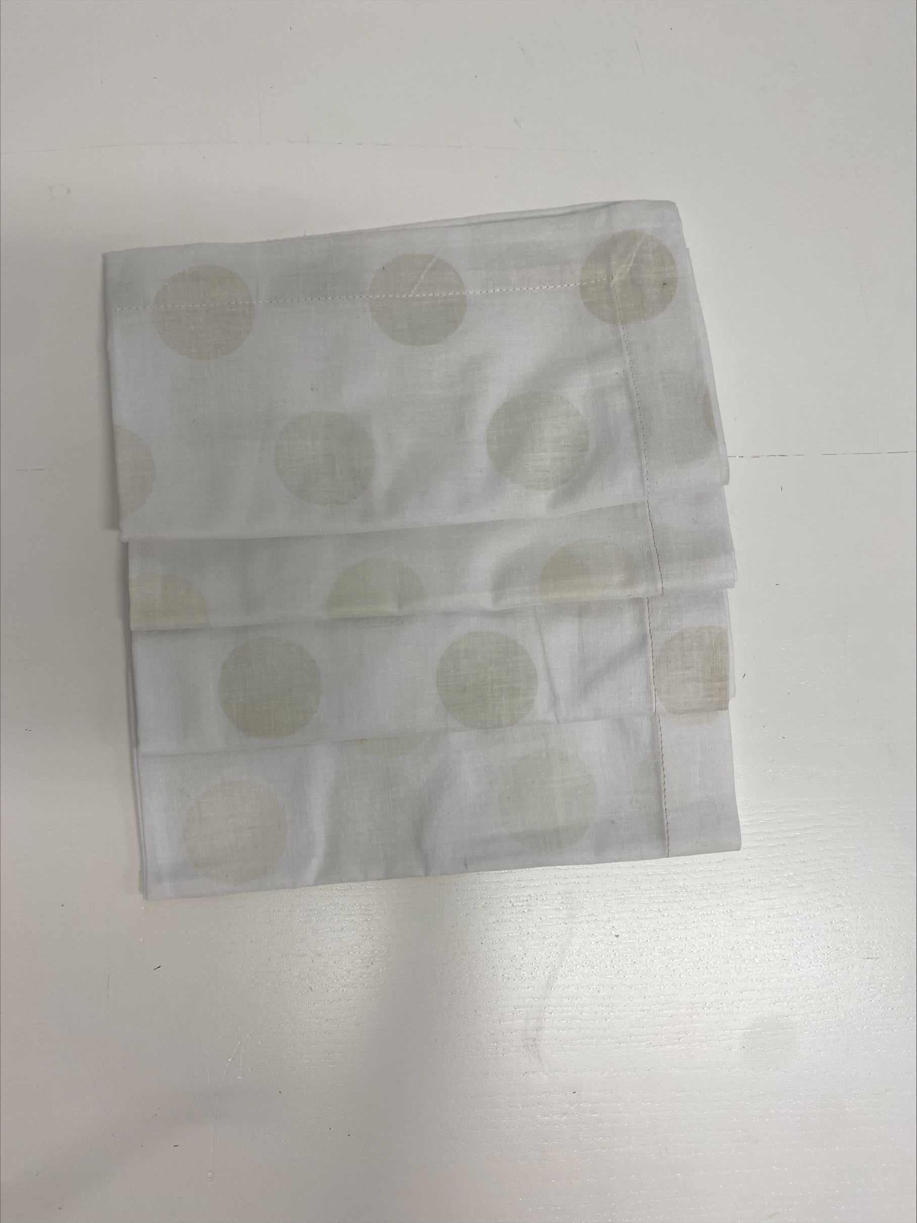 White Polka Dot Napkins